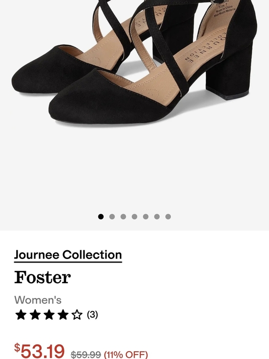Journee Collection Shoes - Journee Collection Foster Women's Black Suede Block Heel Pumps